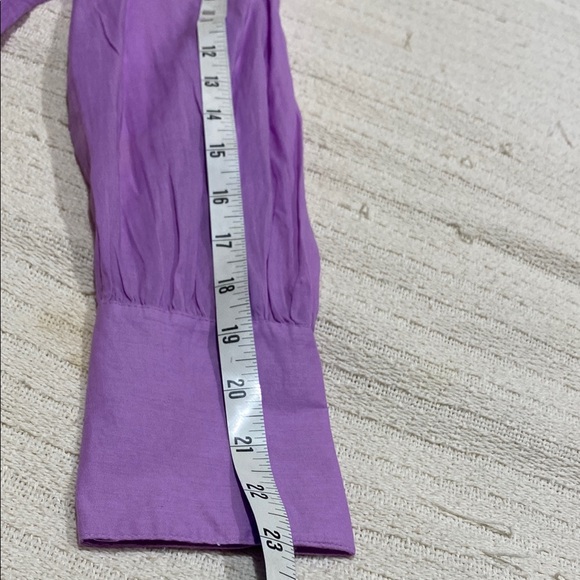 LOFT Women's lilac Button-Up Top, SP, NWT - Picture 11 of 12